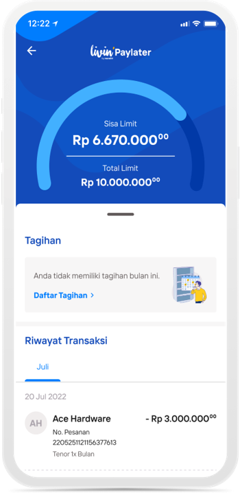 Cara Cek Riwayat Transaksi Livin Paylater