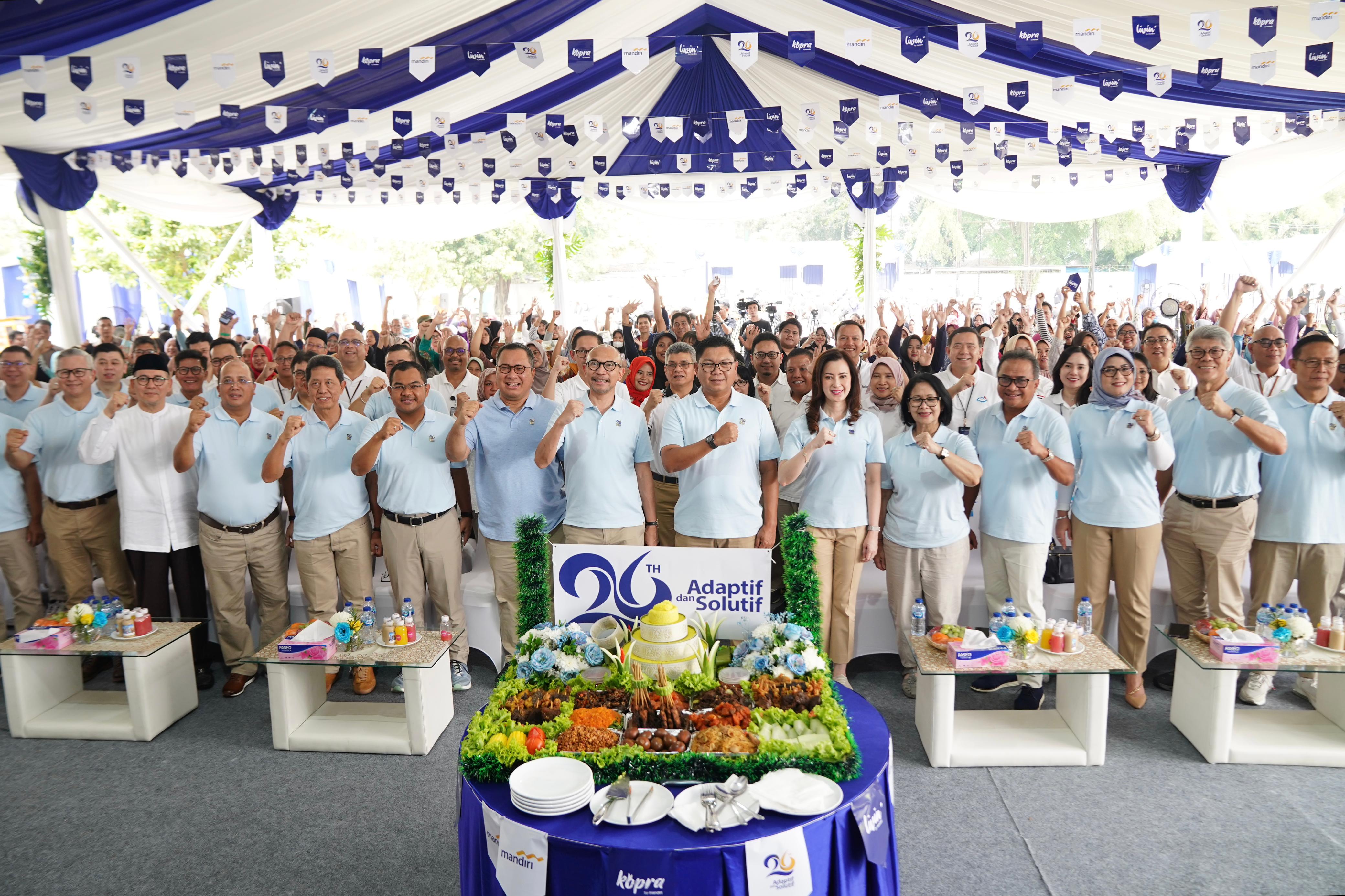 Rayakan Semangat HUT ke-26, Bank Mandiri Hadirkan Pasar Murah di 260 titik seluruh Indonesia