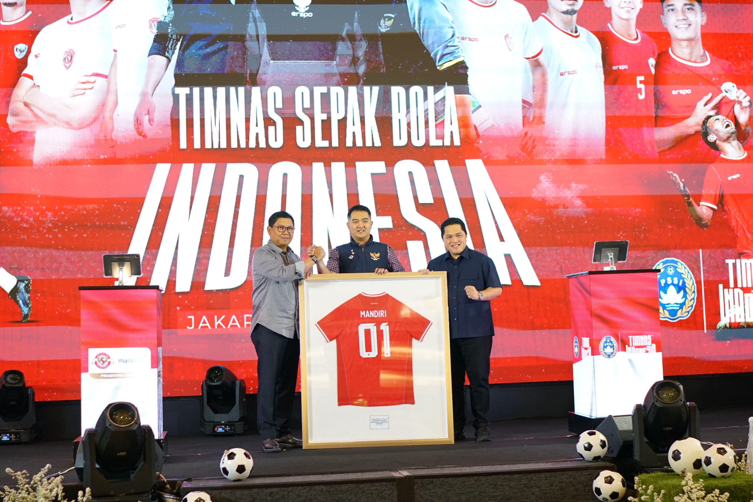 Nice Dream ! Sekarang, Bank Mandiri Resmi Menjadi Presenting Partner Timnas Garuda