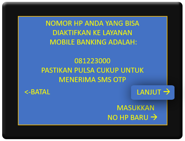 SMS Banking OTP