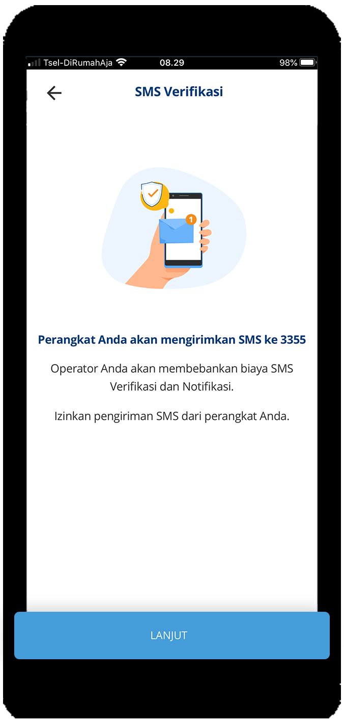 sms verifikasi