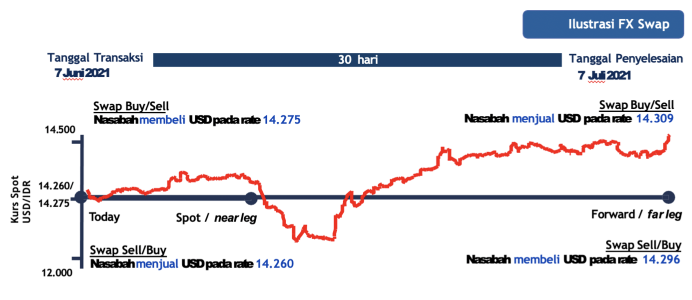 Ilustrasi Transaksi FX Swap