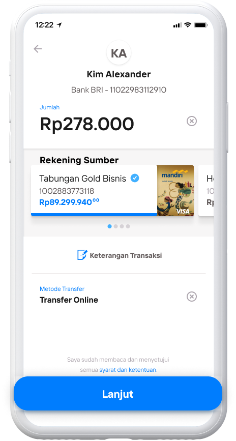 Cara Transfer Antar Bank Di Livin By Mandiri 8566