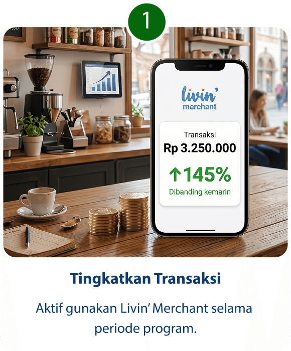 Tingkatkan Transaksi