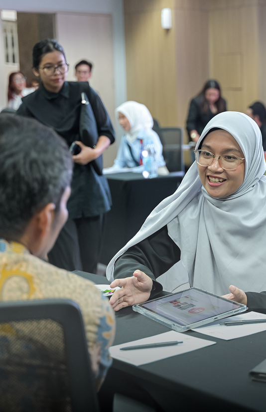 Sesi sharing Wirausaha Muda Mandiri