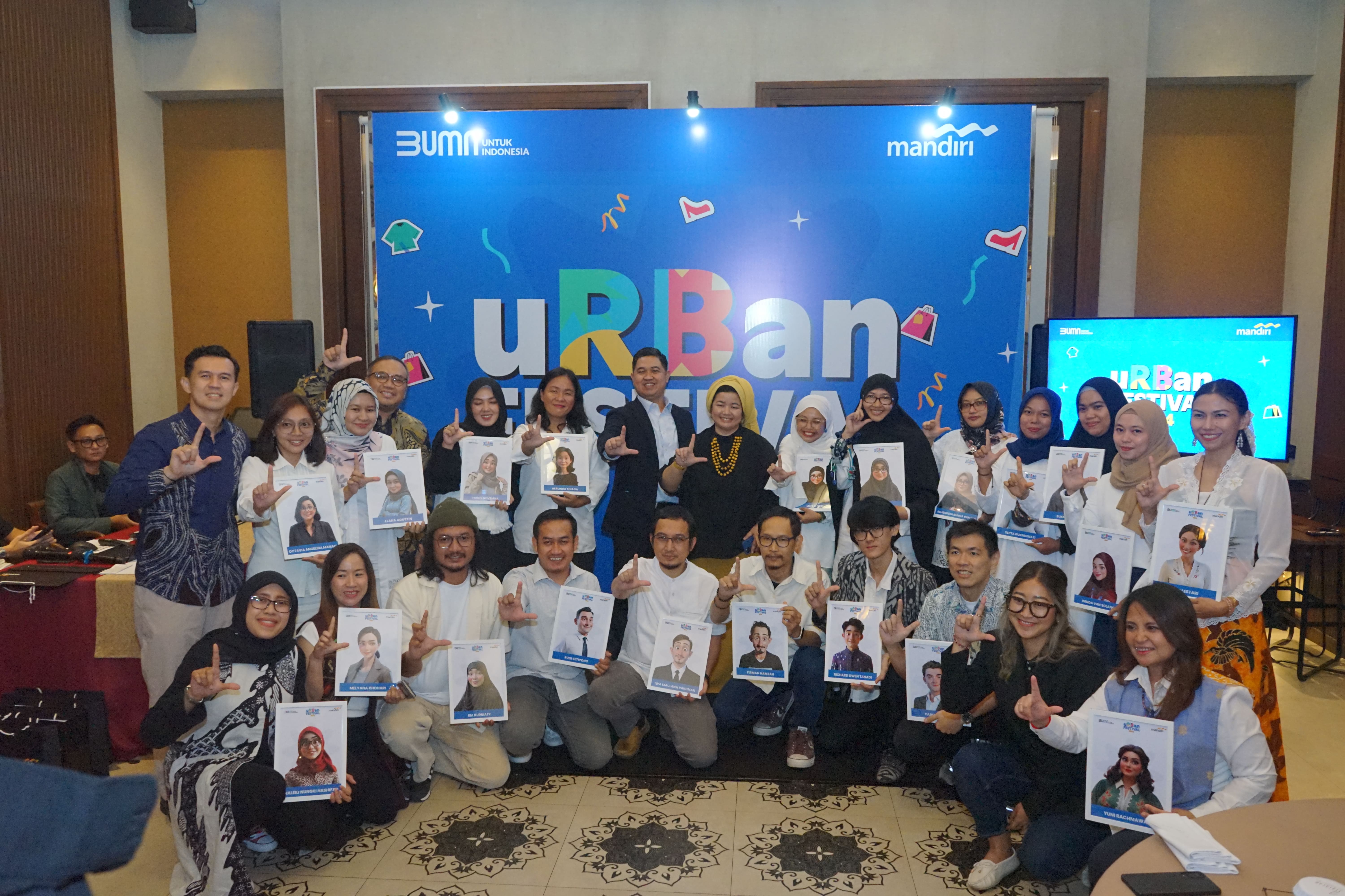 Dorong Pertumbuhan Ekonomi Kerakyatan, Bank Mandiri Naikkelaskan Pelaku UMKM Lewat uRBan Festival 2024